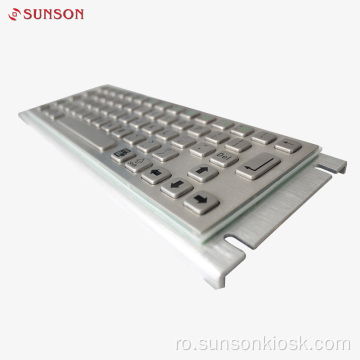 Tastatură industrială din metal cu touch pad